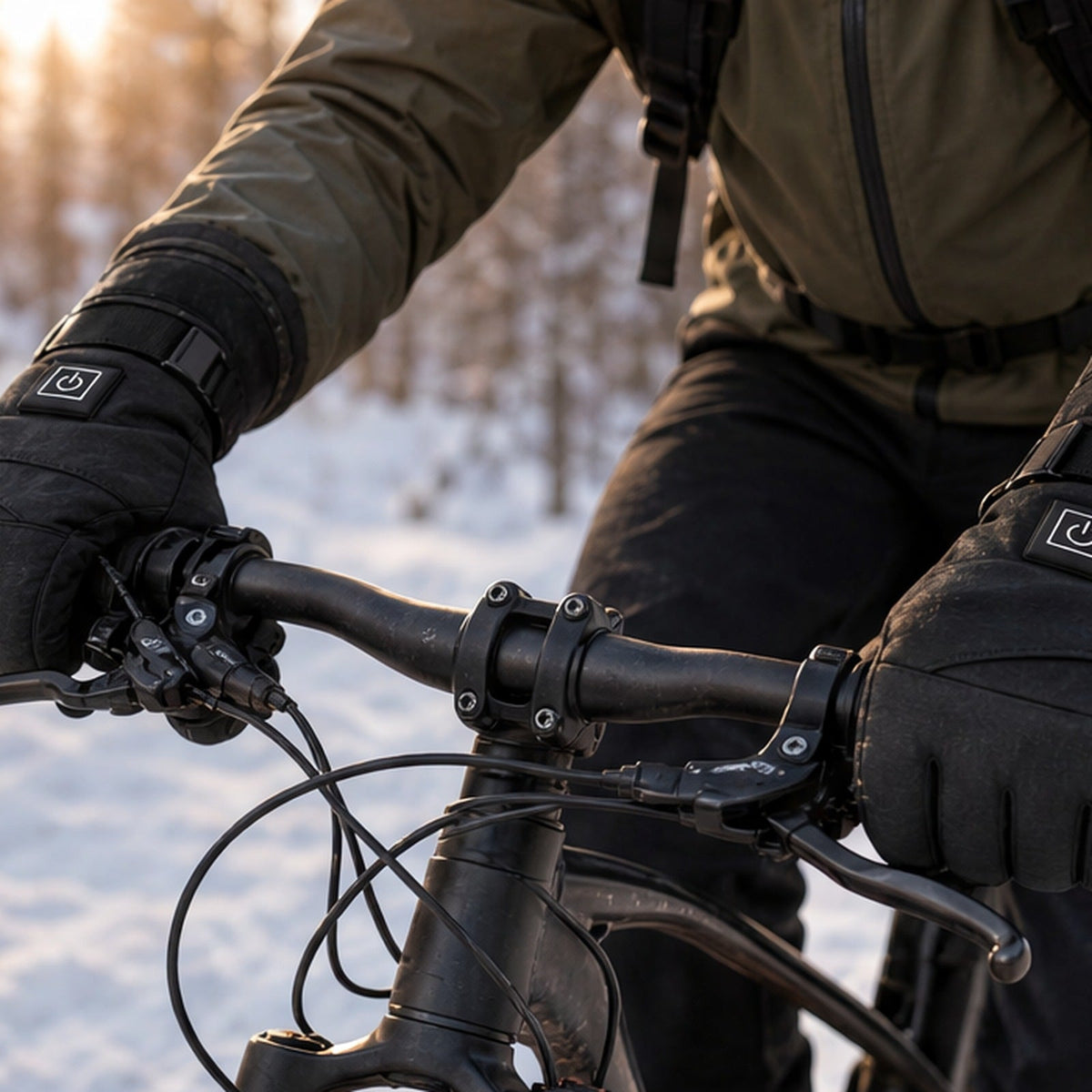 Beheizte Winterhandschuhe – Detail